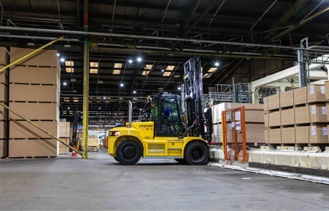 Plus de performance pour les chariots élévateurs Hyster®